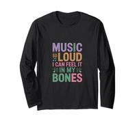 Music SO Loud I Can Feel IT IN MY Bones Manga Larga