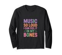 Music SO Loud I Can Feel IT IN MY Bones Manga Larga