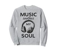 Music Soothes Soul Auriculares Guitarra Vintage Sudadera