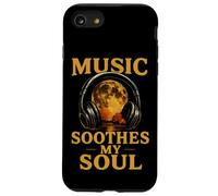 Music Soul Auriculares Luna Retro Sonido Curación Carcasa para iPhone SE (2020) / 7/8