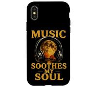 Music Soul Auriculares Luna Retro Sonido Curación Carcasa para iPhone X/XS