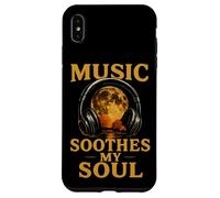 Music Soul Auriculares Luna Retro Sonido Curación Carcasa para iPhone XS MAX