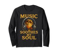 Music Soul Auriculares Luna Retro Sonido Curación Manga Larga