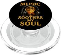 Music Soul Auriculares Luna Retro Sonido Curación PopSockets PopGrip para MagSafe