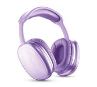 Music Sound - Auriculares Around Ear Bluetooth MAXI2 - Bluetooth 5.0 - Play Time 22h - Micrófono Integrado - Controles en el Pabellón y Diadema Ajustable - Morado