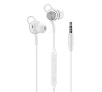 Music Sound | Auriculares de Cable en la Oreja - Conector Jack de 3,5 mm - Estables y cómodos - Ergonómicos - Blanco