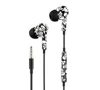 Music Sound | Auriculares Fantasy in-Ear | Auriculares con Cable Stereo In-Ear con Micrófono, Control Remoto Integrado - Intra-Auriculaires - Jack 3,5 mm - Fantasia Cráneo
