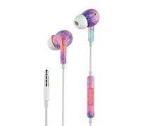 Music Sound | Auriculares Fantasy in-Ear | Auriculares con Cable Stereo In-Ear con Micrófono, Control Remoto Integrado - Intra-Auriculaires - Jack 3,5 mm - Fantasia Arcoíris
