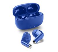 Music Sound Drift Auriculares intrauditivos Bluetooth inalámbricos con Estuche Compacto y Colorido, emparejamiento automático, Controles táctiles, hasta 22 Horas de reproducción, Azul