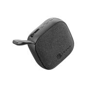 Music Sound - Mini - Altavoz Bluetooth - Potencia de 3 vatios - 4 Horas de reproducción - Compacto y portátil - Acabados de Tela Suave y Colorida - Negro