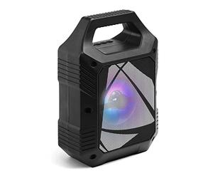 Music Sound | Speaker Party Mini | Mini Altavoz Portátil Bluetooth con Luz Led Multicolor - Potencia 5 watios - Autonomía 7 Horas - Reproducción USB, Micro SD y Cable AUX