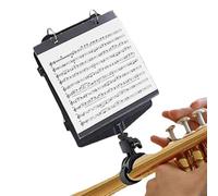 Music Stand Clip, Sheet Holder Clamp, ABS Page Fixing Accessory, Lightweight Design, Portable Grip, 51 Pieces for Trumpet, Clarinet, Piano, Drum, Rehearsals, Practice, Performances