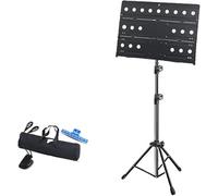 Music Stand Home Portable Foldable Sheet Music Stand Portable Adjustable With Carry Bag