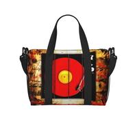 Music Studio - Bolsa de viaje estampada para fin de semana para adultos, adecuada para viajes, camping, picnics