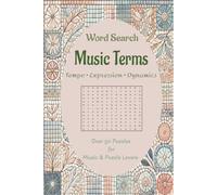 Music Terms Word Search: Tempo · Espression · Dynamics , 50+ Puzzles for music and puzzle lovers