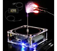 Music Tesla Coil,Tesla Coil Music Box,Musik Tesla Spule,Touchbarer Artificial Blitz,Lichtbogengenerator,Scientifisches Lehrexperimentmodell