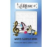 Music Themed Word Search Puzzle Book: Music Themed Word Searches with Easy to Read Print about Music, Music Lovers, Pop Music and More | 6x9 inches, x 110 pages | 50+ Puzzles … Gift for Vacations, Holidays and Free Times