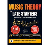 Music Theory for Late Starters: Understand Why It Works, Not Just What to Play - Short Guided Lessons for Adults on the Keyboard, for Any Instrument, with Audio for Every Example and Worked Answers