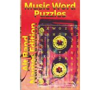 Music Word Puzzles Alt Band Names Edition: Word Searches with Legible Print about Band Names, Rock and Roll, Musical Acts and More | 6x9 inches, 120 ... Gift for Vacations, Holidays and Relaxation