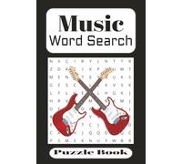 Music Word Search Puzzle Book: Fun and Entertaining Music Words for Kids to Seniors | 50+ Puzzles | 6x9 Inches | Solutions Included | Great Gift Idea
