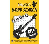 Music Word Search Puzzle Book: Word Search Puzzles with Easy to Read Print about Music, Instruments, Artists, Theory and More | 6x9 Inches | 50+ Puzzles...Gift for Learning, Fun and Relaxation