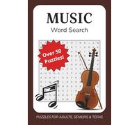 Music Word Search Puzzle Book: Word Searches with Easy to Read Print about Music Genres, Concerts, Instruments and More | 6x9 inches, 110 pages | 50+ ... Vacations, Holidays, Road Trips and Free Time