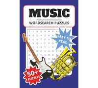 Music Word Search Puzzle Book: Word Searches With Easy to Read Print About Music, Instruments, and More | 6x9 inches, 110 pages | 50+ Puzzles ... Gift for Vacations, Holidays and Free Times
