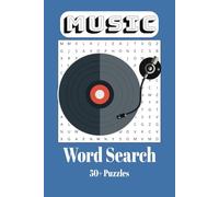 Music Word Search Puzzle Book: Word Searches with Easy to Read Print about Music, Instruments, Music Theory, and More | 6x9 inches, 110 pages | 50+ ... Gift for Vacations, Holidays and Free Times