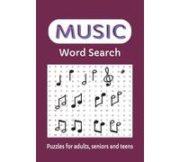 Music Word Search Puzzle Book: Word Searches with Easy to Read Print about Music, Instruments, Songs and More / 6 x 9 inches, 110 pages / 50+ Puzzles... Gift for Vacations, Holidays and Free Times