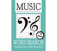Music Word Search Puzzle Book: Word Searches with Easy to Read Print about Music, Instruments, Songs and More | 6x9 inches, 110 pages | 50+ Puzzles ... Gift for Musicians, Music Lovers and Free Time
