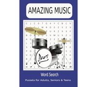 Music Word Search Puzzle Book: Word searches with Easy to Read print about Music, Music instrument, Singing and more, 6x9 inches, 110 pages, 50+ Puzzles, Gift for vacation, Holidays and Free time