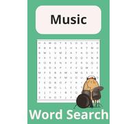 Music Word Search Puzzle Book: Word Searches with Easy to Read Print about music, musical instruments, music genres, and more | 6x9 inches, 110 pages ... Gift for Vacations, Holidays, and Free Times