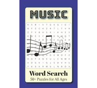 Music Word Search Puzzle Book: Word Searches with Easy to Read Print about Music, Musical Instruments, Music Themes and More | 6x9 inches, 110 pages | ... for Vacations, Holidays, and Leisure Times