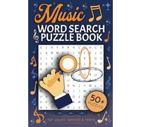 Music Word Search Puzzle Book: Word Searches with Easy to Read Print about Music, Musical Instruments, Music Theory and More | 6x9 inches, 110 pages ... Gift for Vacations, Holidays and Free Times.