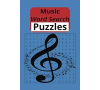 Music Word Search Puzzles Book: Word Searches with Easy to Read Print about Music, Music Terms, Instruments, Styles, Composers, and More | 6x9 inches, ... for Vacations, Holidays, and Free Times.