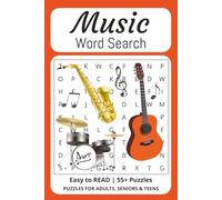 Music Word Search: The Perfect Puzzle Book for Music Lovers and Musicians