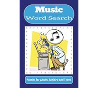 Music Word Search: Word searches with easy to read print about music, songs, instruments, and more