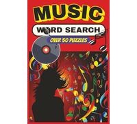 Music Wordsearch Puzzles: Wordsearch with easy to Read Print about Music, Songs, Musical Trends and More 6x9 inches, 110 pages 50+ Puzzles ... Gift for Vacations, Holidays and Free Times