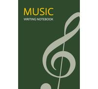 Music writing notebook: Blank music notebook | Songwriting composition book