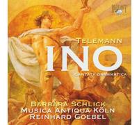 TELEMANN: Ino Cantata Dramatica [CD de audio] Musica Antiqua Köln, Goebel and Telemann