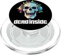 Música Auriculares Skull Halloween Hombres Mujeres Niños PopSockets PopGrip para MagSafe