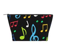 Música, Bolsa de artículos de tocador Bolsa de Maquillaje Bolsa de cosméticos Bolsa de artículos de tocador de Viaje portátil