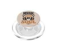 Música Calma Mi Alma Auriculares Audio Melodía Música PopSockets PopGrip para MagSafe