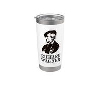 música clásica ópera violín piano compositor Richard Wagner Vaso térmico de acero inoxidable de doble pared