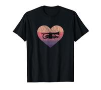 Música clásica Orquesta Música Música Cor Camiseta gráfica económica, Hombre, Negro, L