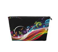 Música Colorida, Bolsa de artículos de tocador Bolsa de Maquillaje Bolsa de cosméticos Bolsa de artículos de tocador de Viaje portátil