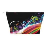 Música Colorida, Bolsa de artículos de tocador Bolsa de Maquillaje Bolsa de cosméticos Bolsa de artículos de tocador de Viaje portátil