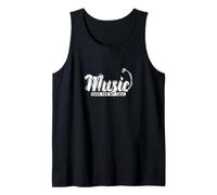 Música Comida para mi Alma Camiseta sin Mangas