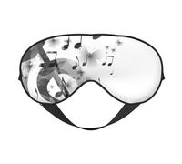Música con tecla G, Cubreojos completos Antifaz bloqueador de luz Antifaz para dormir Antifaz suave con los ojos vendados Noche