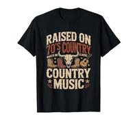 Música Country Retro 70s Guitarristas Guitarristas Nashville Recuerdo Camiseta